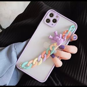 Purple or blue bracelet bear DESIGNED case